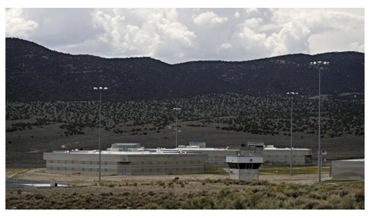 Ely State Prison - where Frank De Palma spent 22+ years in solitary confinement.                   